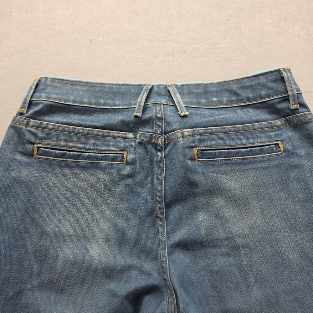 Banana Republic Premium Denim Classic Wide Leg Jeans Blue Stretch Size 6 USA - Picture 5 of 9